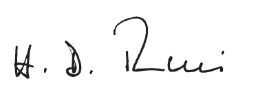 Hans Dieter Pötsch (handwriting)